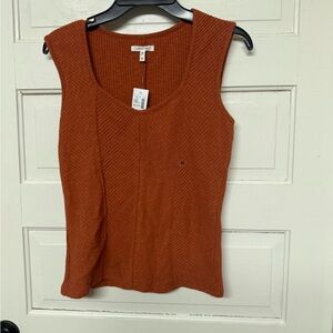 Maurices Rust Ribbed Scoop Neck Tank